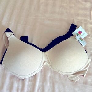 Fruit of the Loom Beige and Black Bra